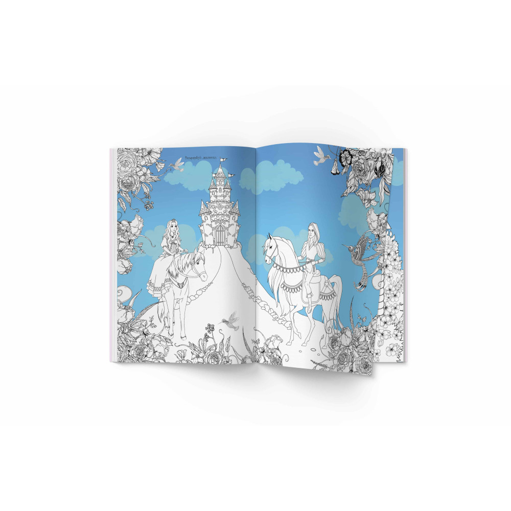 Книжка з наліпками. Книга Принцеси