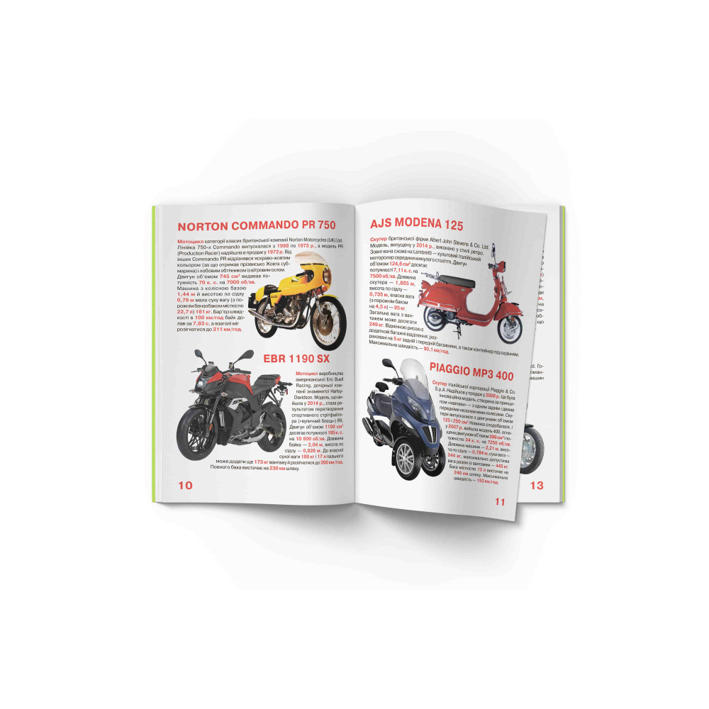 Велика книжка. Мотоцикли, мопеди, моторолери, скутери