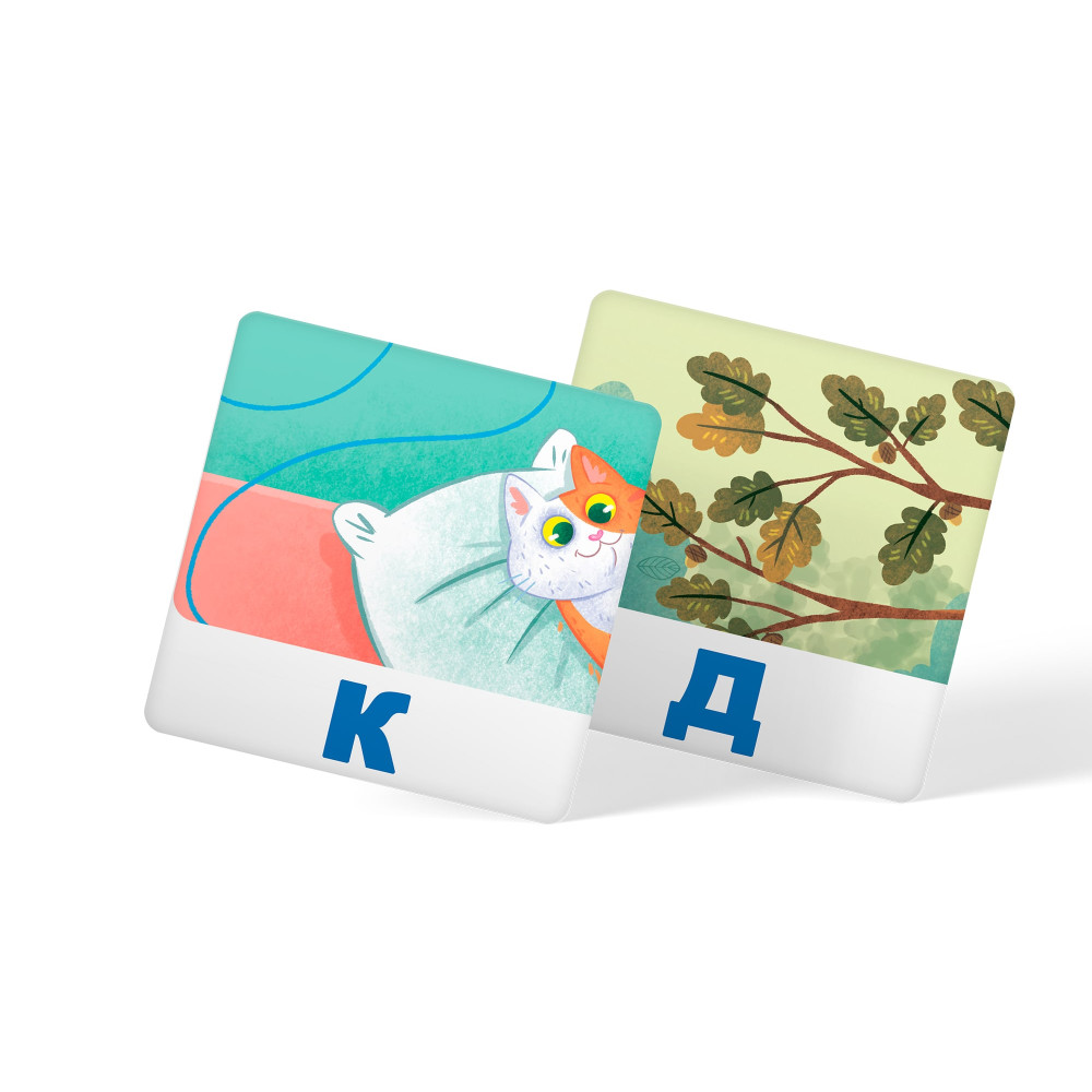 Розумні картки. Читаємо по буквах. 30 карток