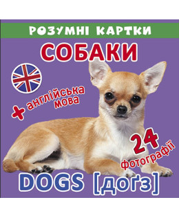 Розумні картки. Собаки. 12 карток
